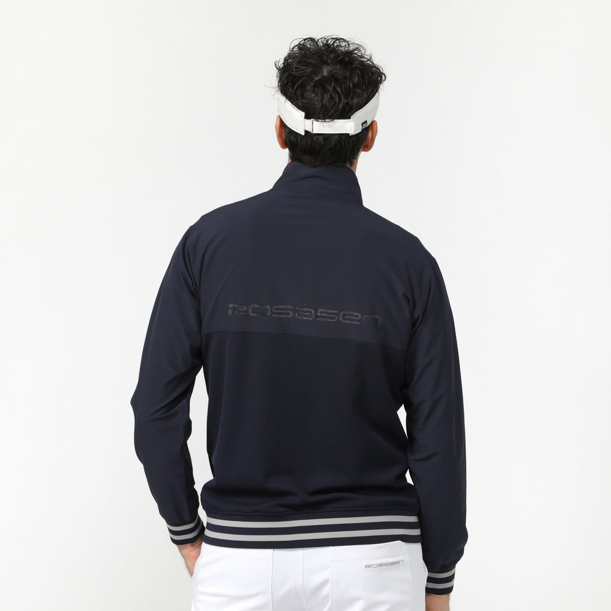 ジャカード メッシュ×タフタ ブルゾン044-51212